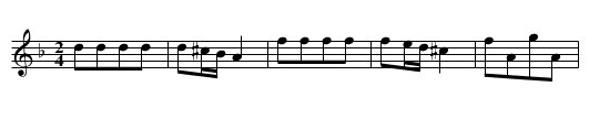 Schuster - Tanz - staff notation