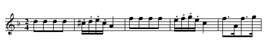 Schuster - Tanz - staff notation