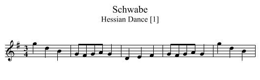 Schwabe - staff notation