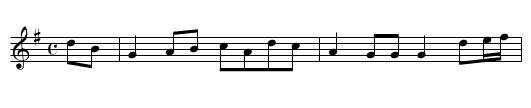 Scilléd Dubh - staff notation