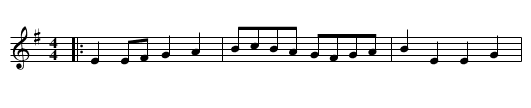 Scollay's Reel - staff notation