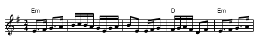 Scollay's Reel - staff notation