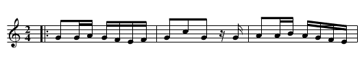 SCOTCH DANCE - staff notation