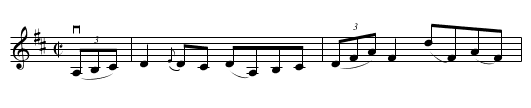 SCOTCH HORNPIPE [3] - staff notation
