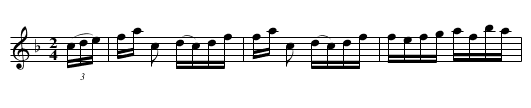 SCOTCH HORNPIPE - staff notation