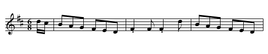 Scotch Laddie [1] - staff notation