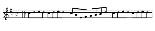 Scotch Mary  (A) - staff notation