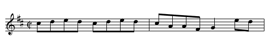 Scotch Mary - staff notation