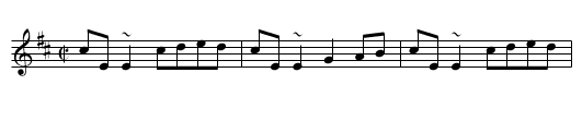 Scotch Mary - staff notation
