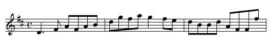 Scotch Molly - staff notation