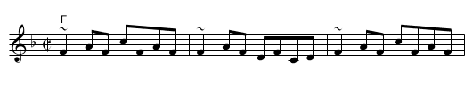 Scotch Oats - staff notation