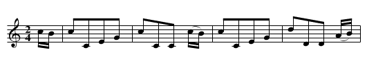 Scotch Quadrill. JBs.033, A - staff notation
