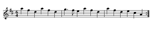 Scotch Union. WCD3/2.172 - staff notation