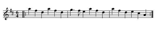 Scotch Union - staff notation