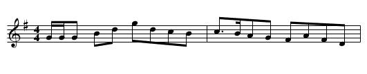 Scotch Whiskey. HSJJ.117 - staff notation