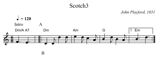 Scotch3 - staff notation