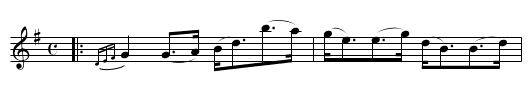 SCOTCHMAN IN AMERICA, the  - staff notation