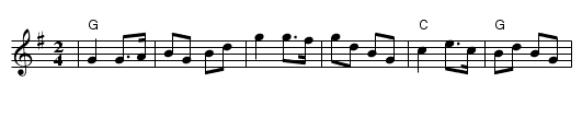 Scotland the Brave - staff notation