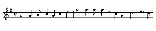 Scotland the Brave - staff notation