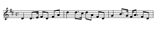 Scotland the Brave - staff notation