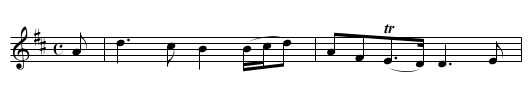 Scots Recluse, The - staff notation