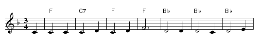Scots Wha Hae - staff notation
