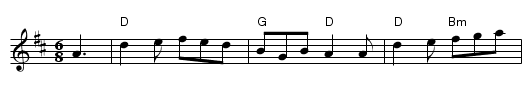 Scotsbroome Jig - staff notation