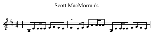 Scott MacMorran's - staff notation