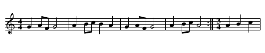 Scottiche Valse - staff notation