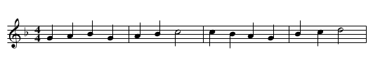 Scottish Branle (1) - staff notation