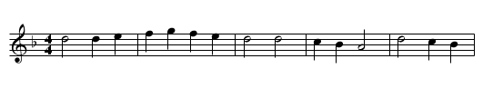 Scottish Branle (2) - staff notation