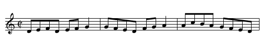 Scottish Branles - staff notation