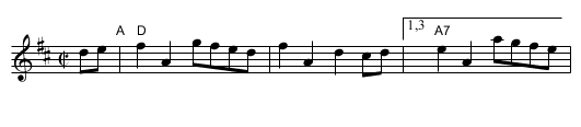 Scottish Quadrille Set - Part 3 - staff notation