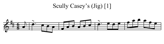 Scully Casey’s (Jig) [1] - staff notation