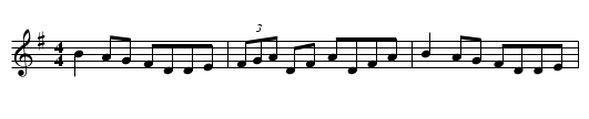 Scully Casey's - staff notation