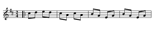 Sea Flower - staff notation