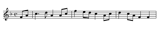 Sea Song, A - staff notation