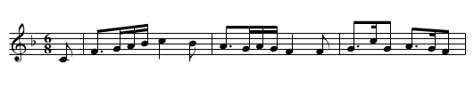 Seaforth's Salutation - staff notation