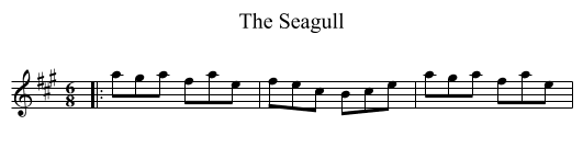 Seagull, The  - staff notation