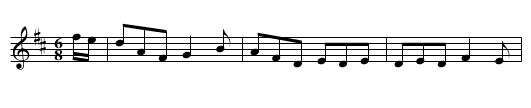 Seán Dwyer's - staff notation