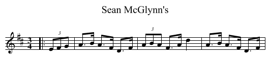 Sean McGlynn's - staff notation