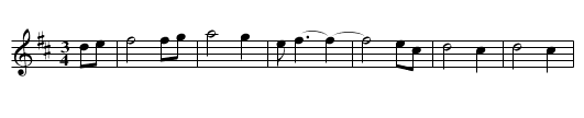 Se&aacute;n O Duibhir a Ghleanna - staff notation