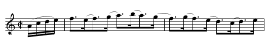 Seán Ó Duibir an Gleanna [4] - staff notation
