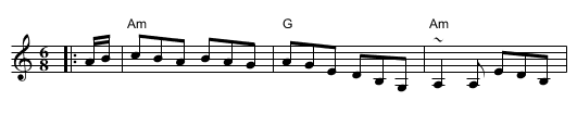 Sean Ryan's Jig - staff notation