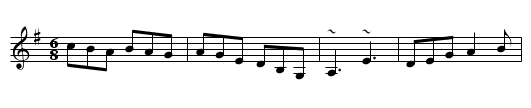 Sean Ryan's Jig - staff notation