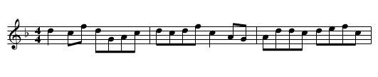Seán sa Cheo - staff notation