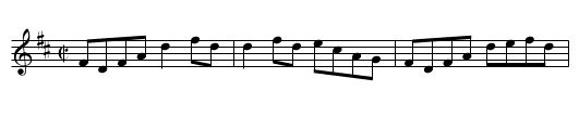 Seanbhean na gCártaí - staff notation