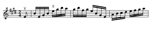Sebastapol -- Hornpipe - staff notation