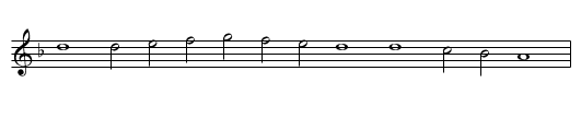 Second Scottish Branle - staff notation