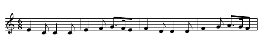 Sedauny - staff notation